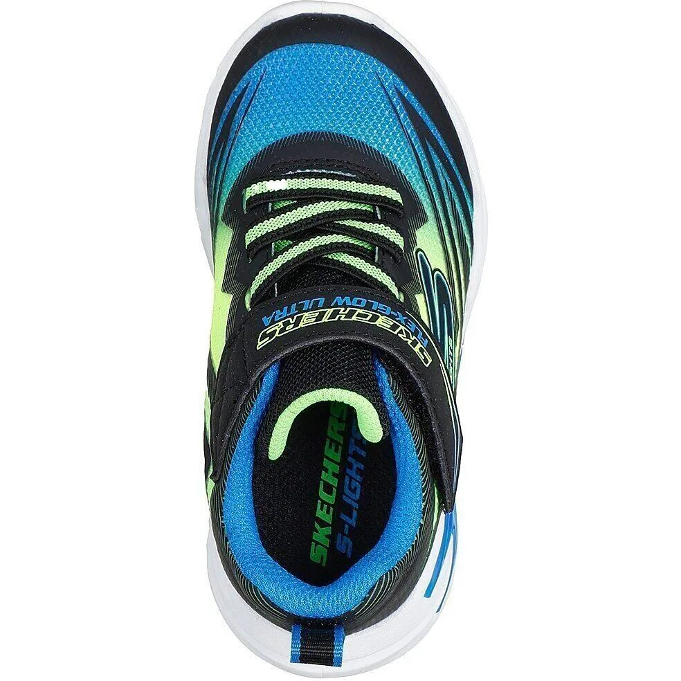 Детские кроссовки Skechers S Lights-flex-glow, Blau — фото 2