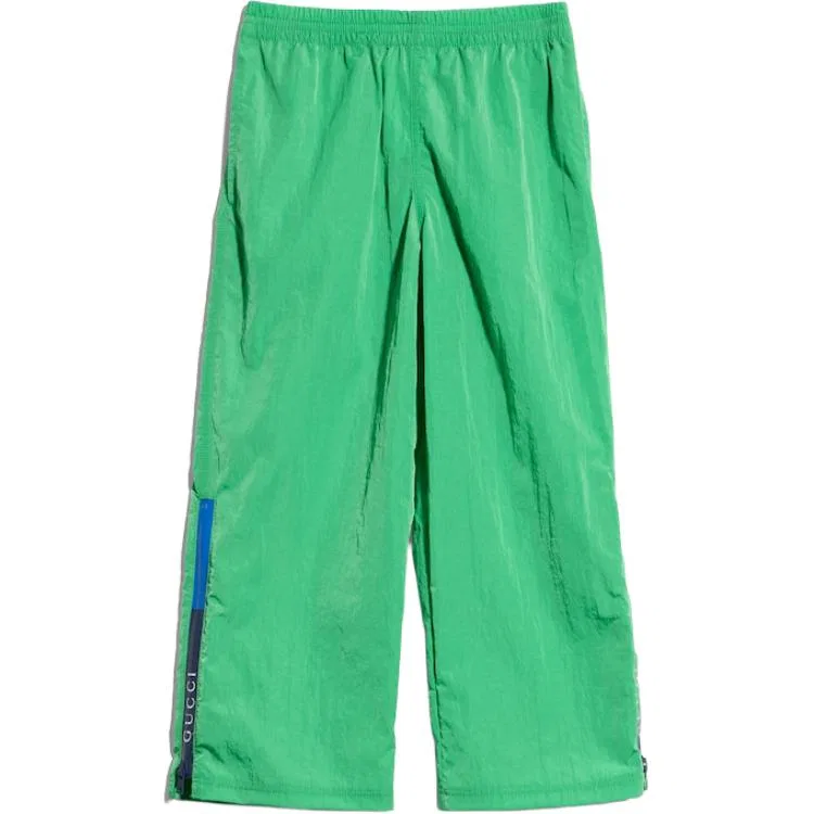 Детские трикотажные спортивные штаны Green GUCCI