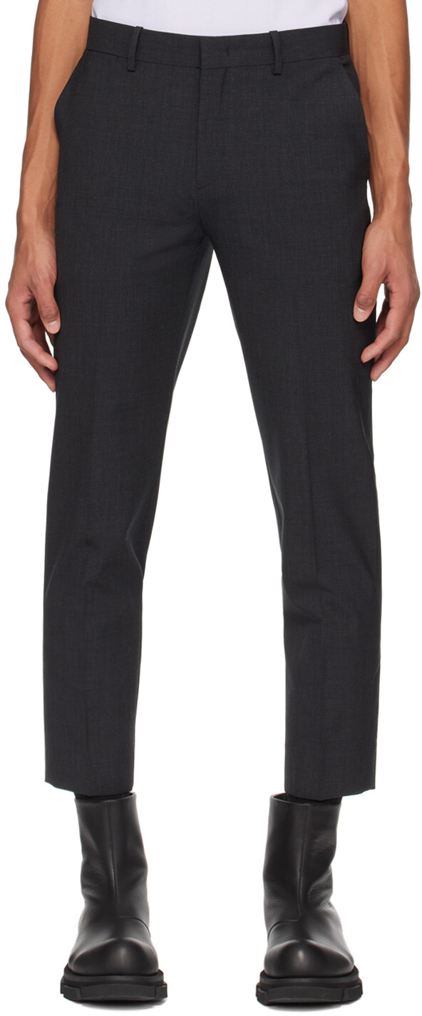

Серые прямые брюки Solid Homme, Серый, Серые прямые брюки Solid Homme