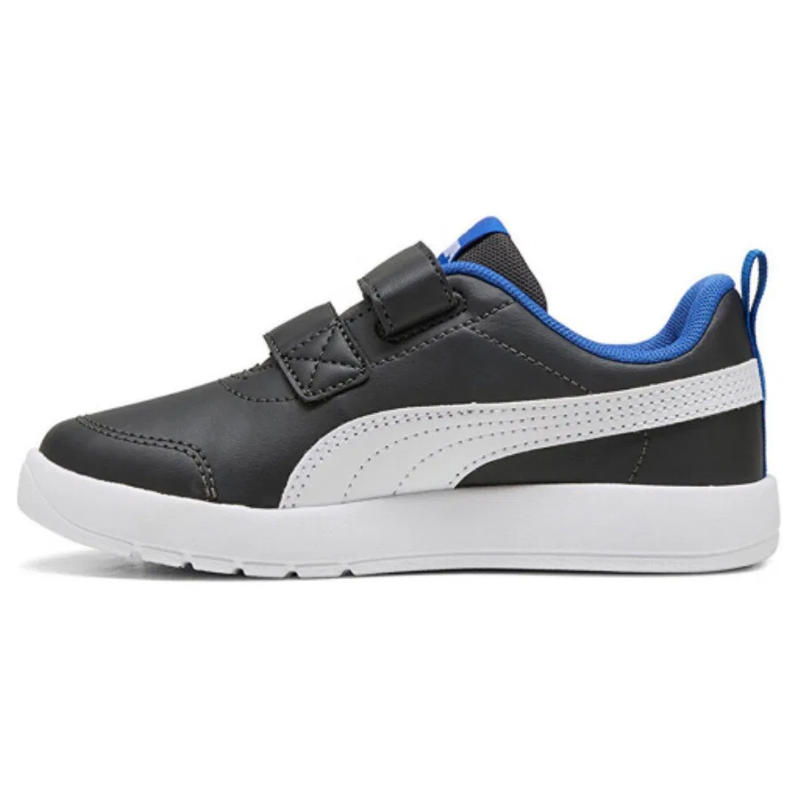 Детские кроссовки Puma Courtflex V3 Inf, Черно-белый — фото 2