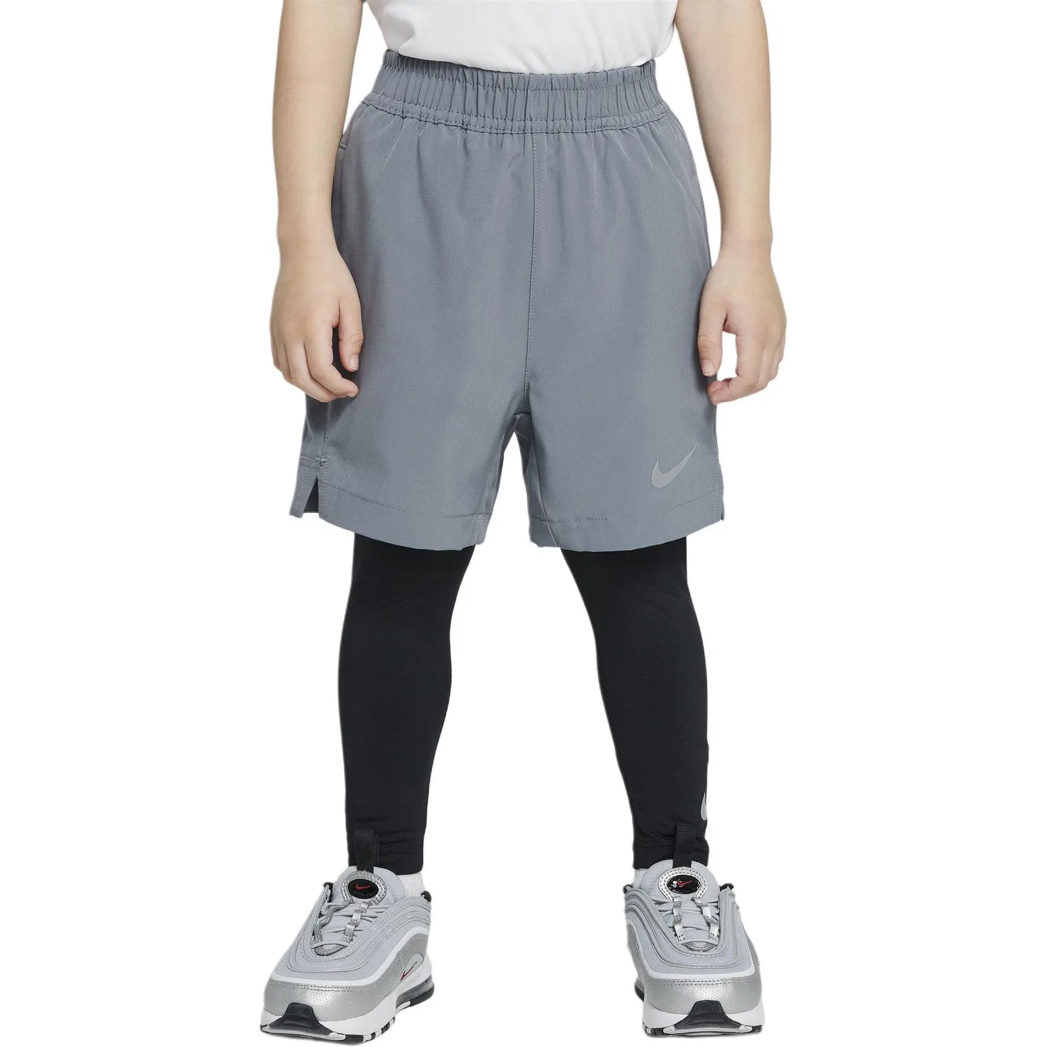 Детские шорты с длинным рукавом Smoke Gray Nike