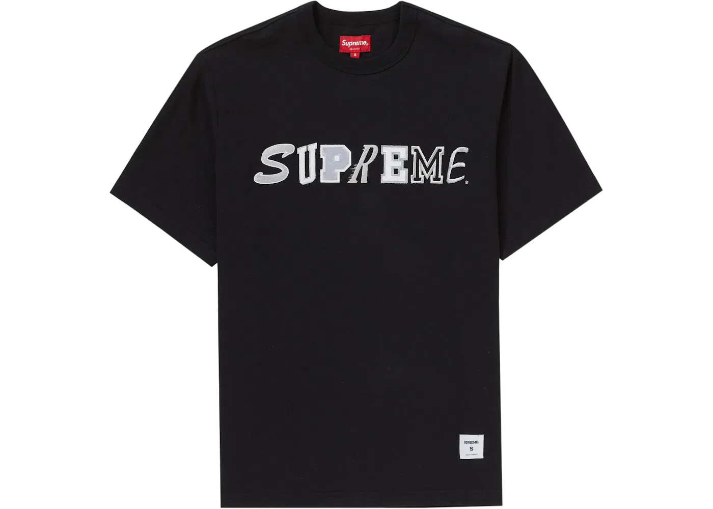 Мужская футболка с принтом Collage Logo Supreme, Black