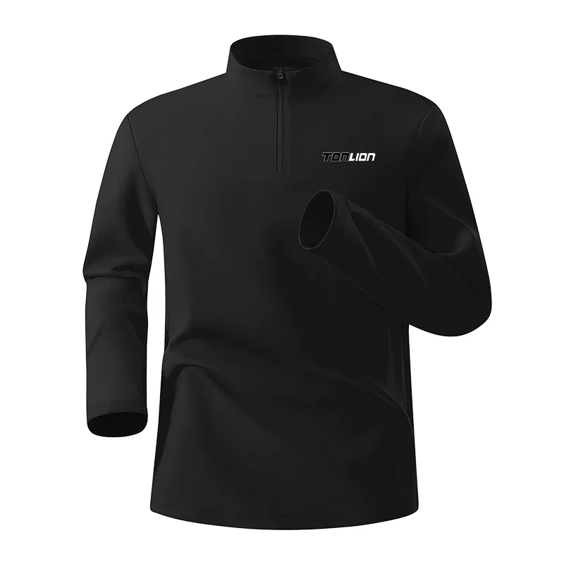 Детское футболка с длинным рукавом Tonlion, Item: Quick-Drying Long T-Shirt, Light Beige (With Black And White Lettering On The Chest) — фото 3