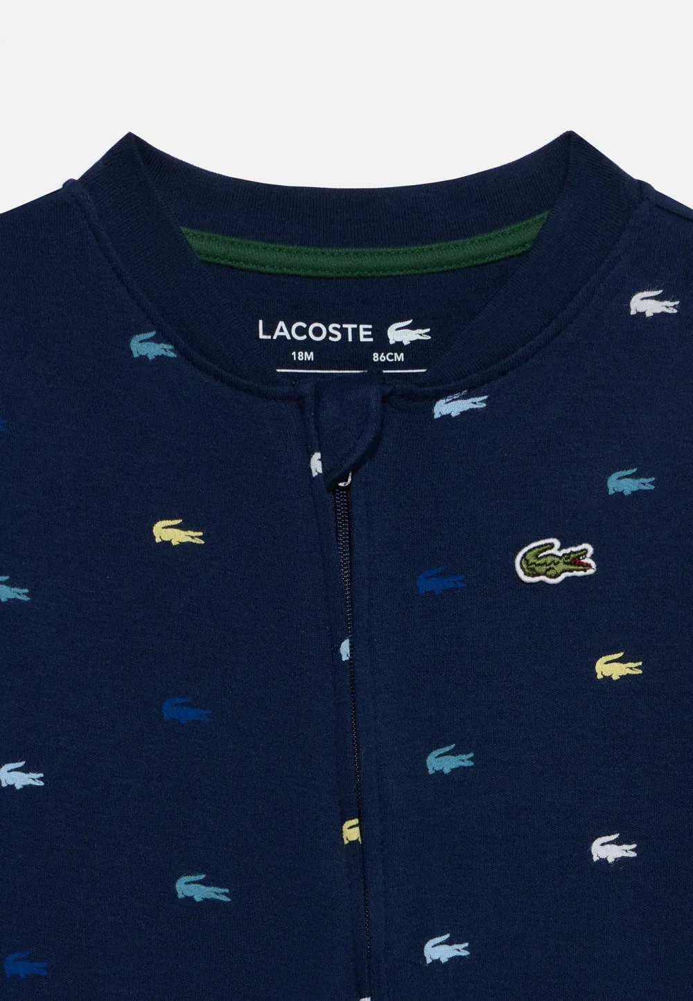 Комбинезон унисекс с закрытыми ступнями и принтом Lacoste, Marine — фото 3