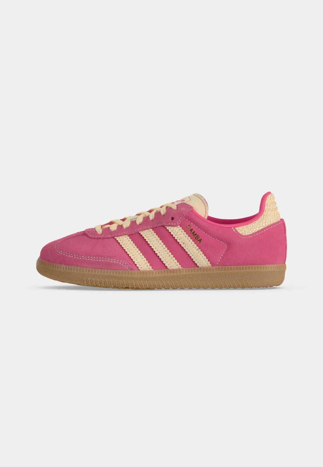 Samba og унисекс - кроссовки Adidas Originals, Pink Fusion/Warm Vanilla — фото 2