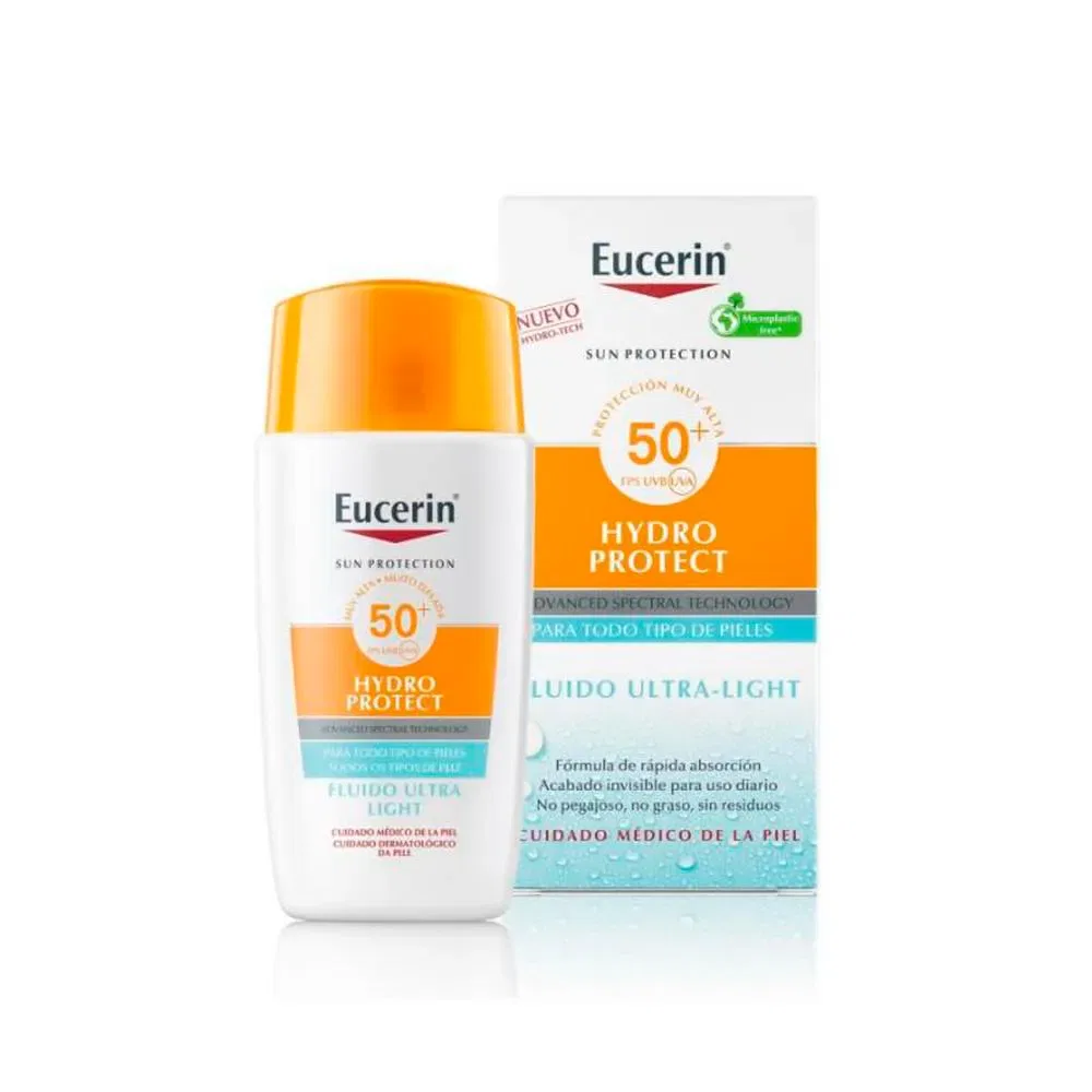 Солнцезащитный крем Spf50 50мл Eucerin, прозрачный