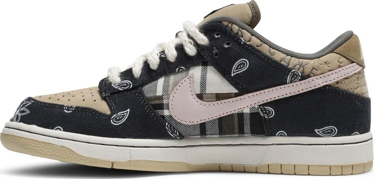 Лимитированные кроссовки Nike Travis Scott x Dunk Low PRM SB QS 'Cactus Jack' Friends and Family, черный — фото 4