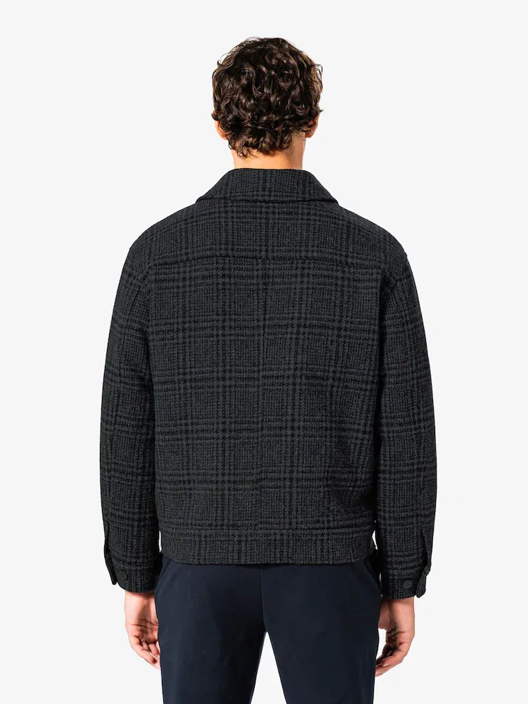 Утепленная куртка из шерсти LACOSTE, Black — фото 3