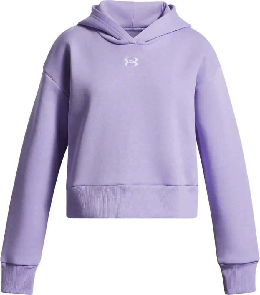 Худи с капюшоном Rival Fleece Hoodie Under Armour, фиолетовый