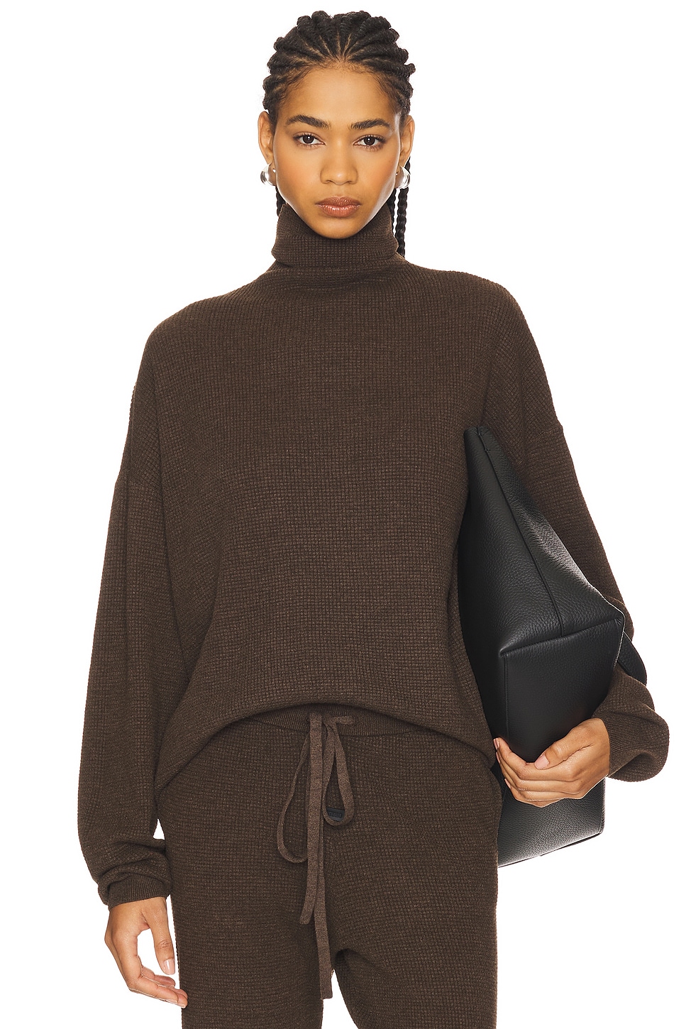 

Свитер с воротником-гольф Fear Of God Essentials, brown