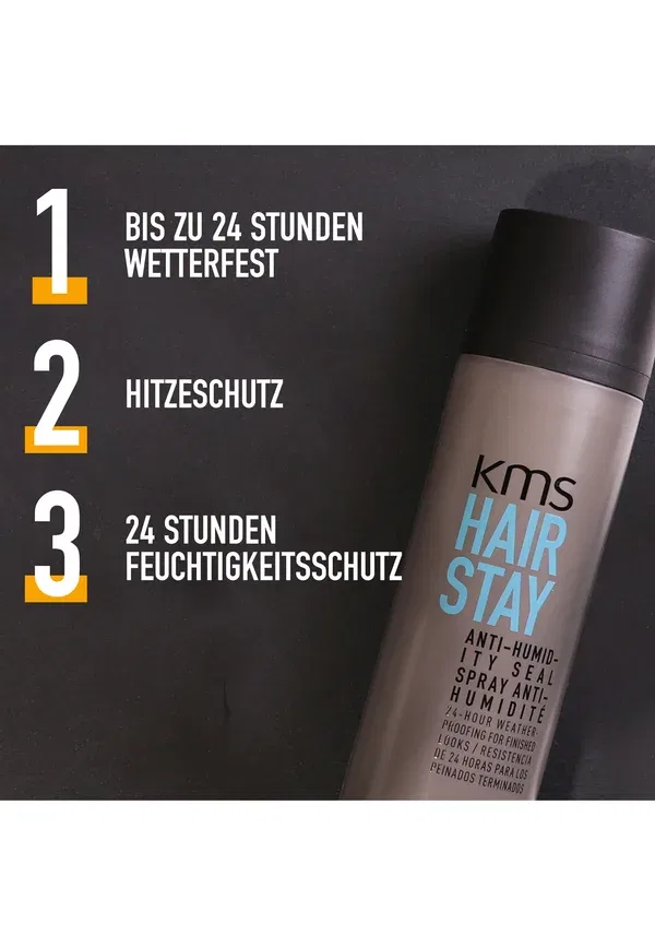 Защитный уплотнитель Hairstay от влаги - лак для волос 150 мл Kms — фото 4