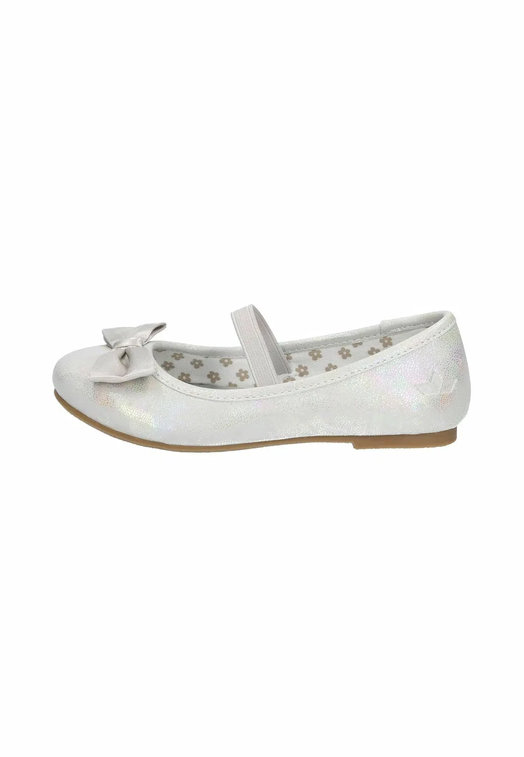 Балетки с ремешком на щиколотке Ballerina malia Lico, Silver-Coloured