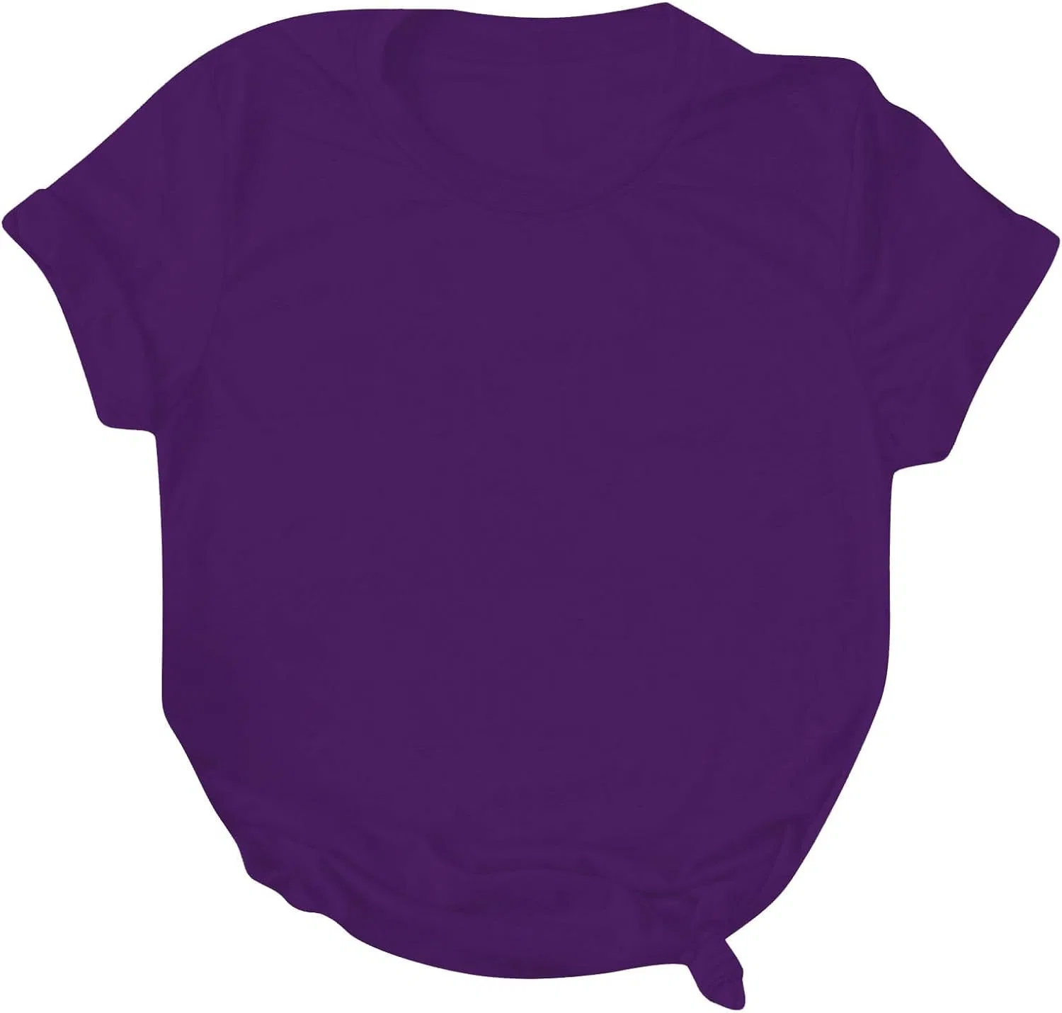 Женская футболка свободного кроя с круглым вырезом, Purple — фото 3