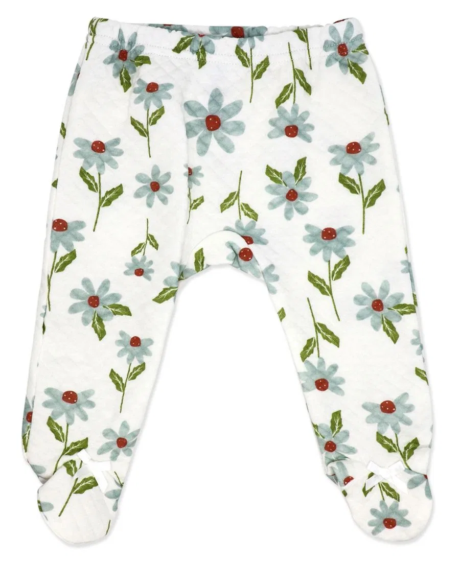 Детский комплект для девочек с длинным рукавом Baby Mode, White/Blue — фото 4