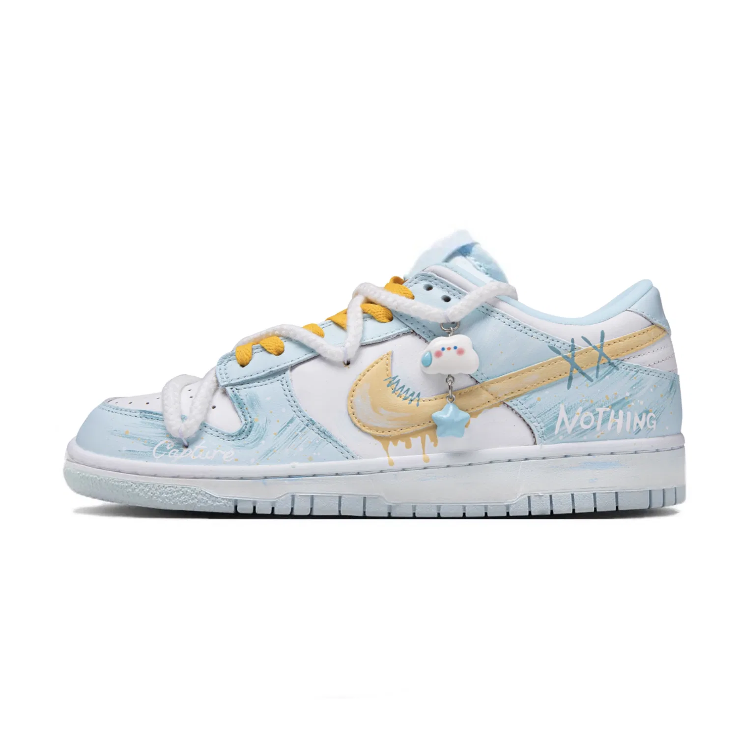Детские скейтборд-кроссовки Nike Dunk, Light Blue