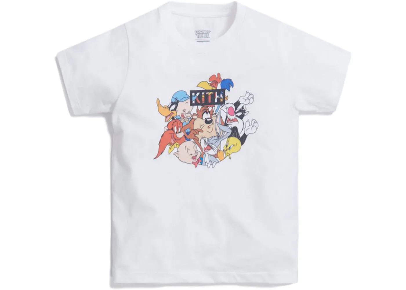 Детская футболка с принтом Kith Kids x Looney Tunes Tee Kith, White