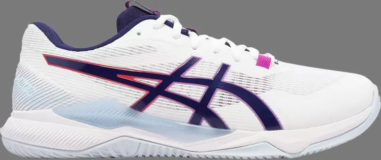 

Кроссовки gel tactic 'white dive blue' Asics, белый