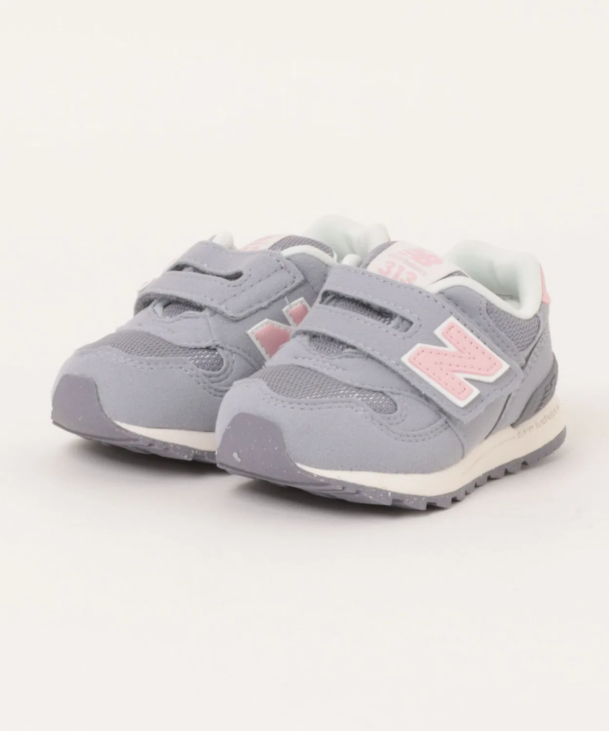 Детские кроссовки на липучках с логотипом I3132F8 New Balance, Серый