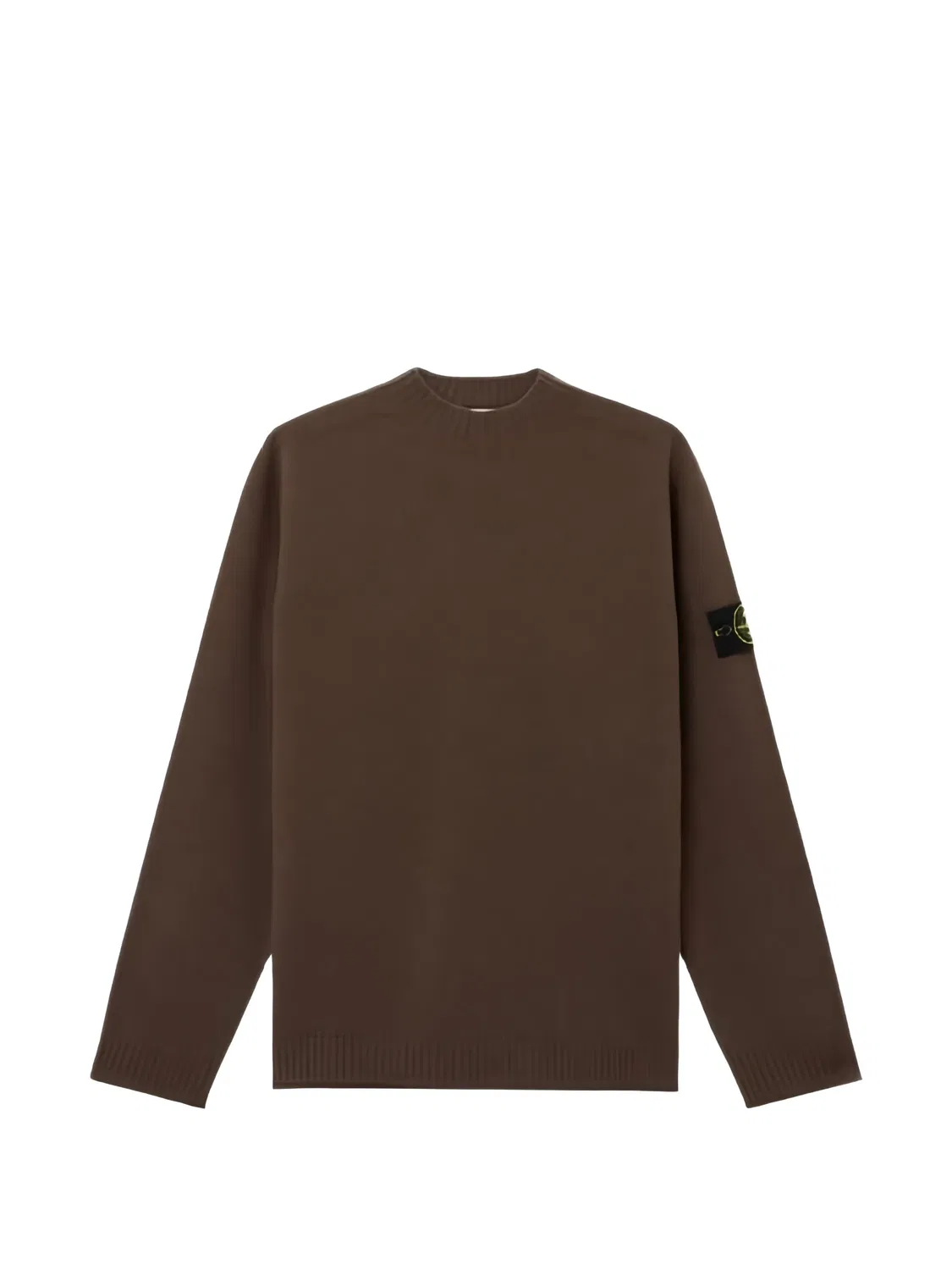 Stone Island Джемпер с патчем логотипа коричневый