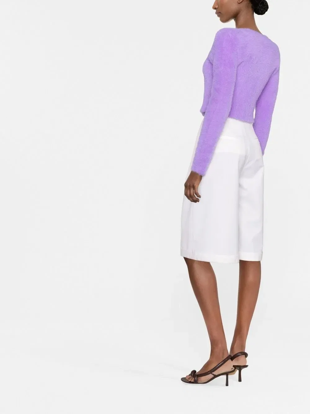 Кардиган La Maille Neve Manches Longue Jacquemus, фиолетовый — фото 4
