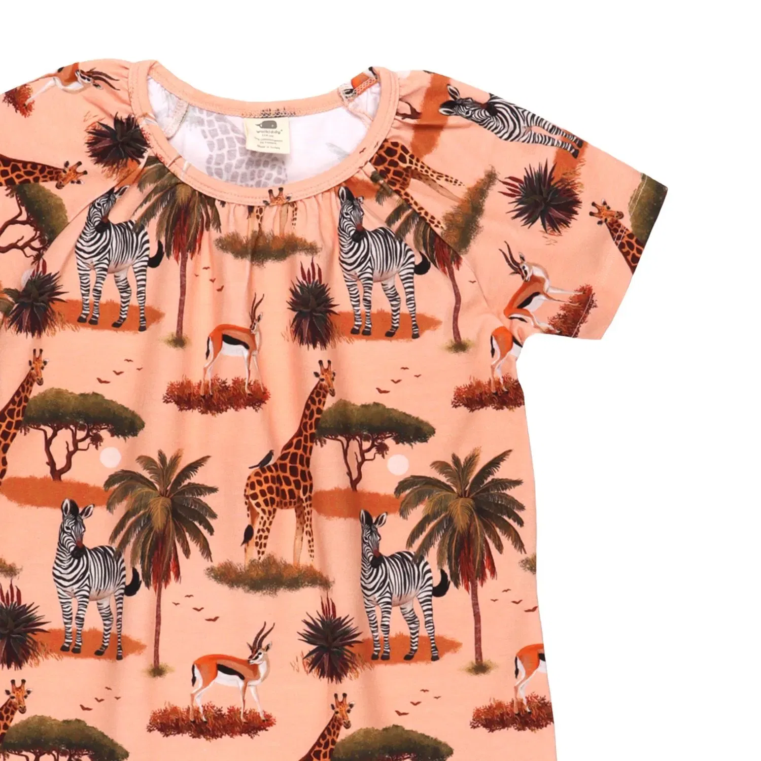 Платье-туника с принтом The African Savanna Walkiddy, разноцветный — фото 4