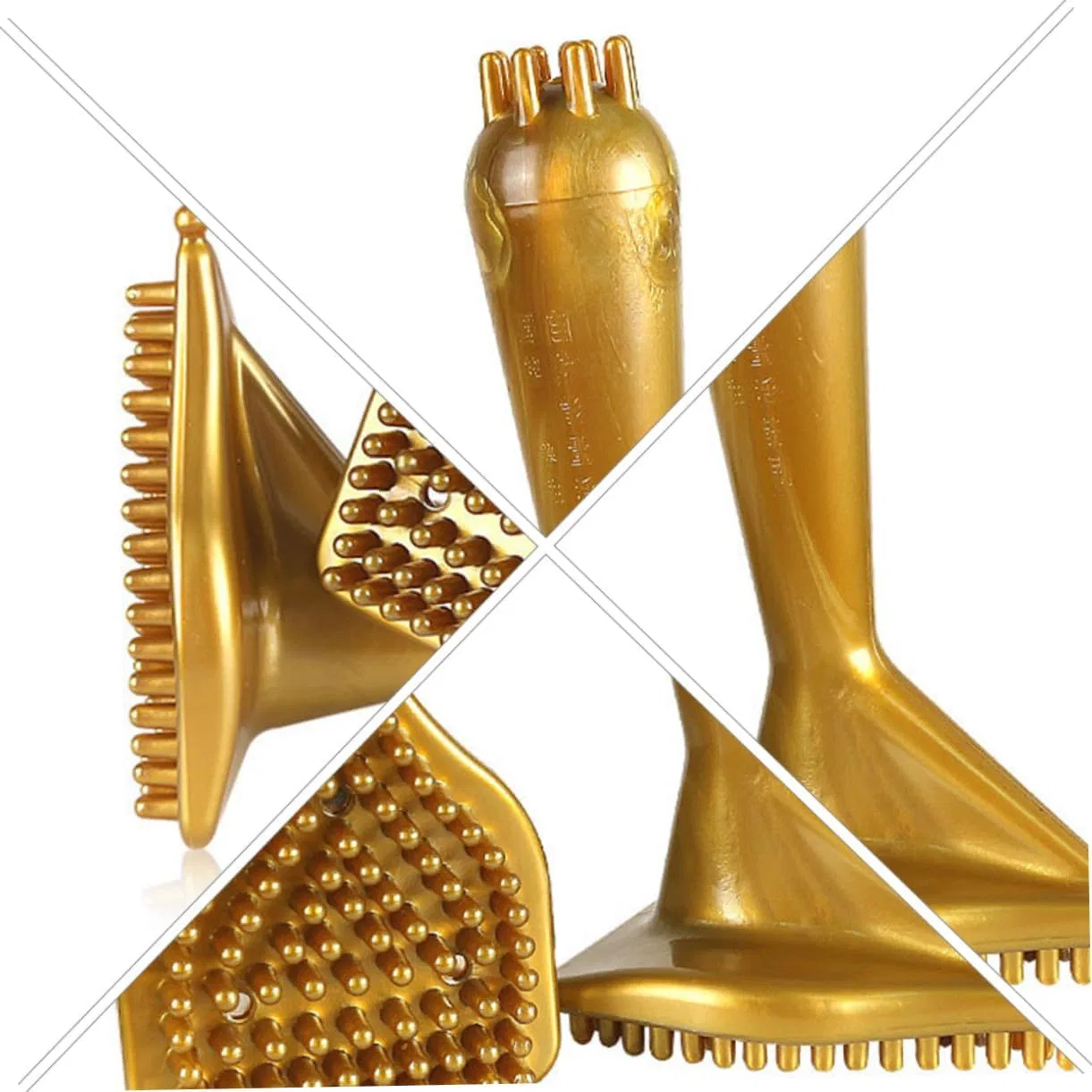 Массажная щетка Gua Sha, SOIMISS, Gold — фото 4