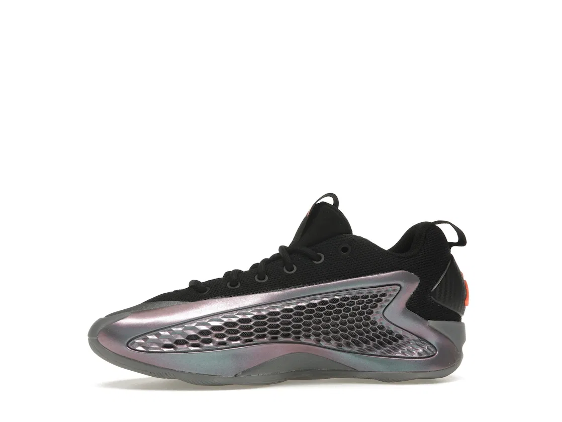 Детские кроссовки для мальчиков с верхом из сетки и синтетики Adidas AE 1 Low, Iron Metallic/Core Black/Solar Orange — фото 3