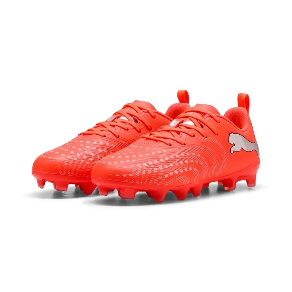 Футбольные бутсы детские Future 9 Play FG-AG JR Puma, красный
