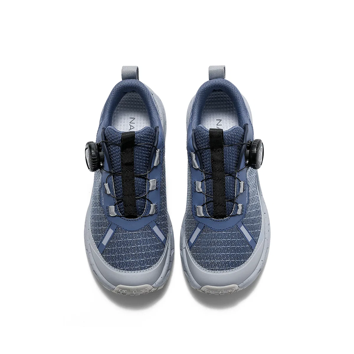 Детские кроссовки для школы с длинным шнурком NAUTICA, Dusty Sea Blue — фото 4
