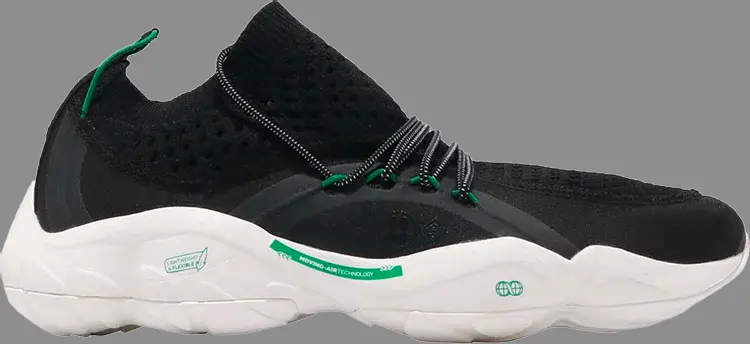 

Кроссовки dmx fusion 'black basil' Reebok, черный