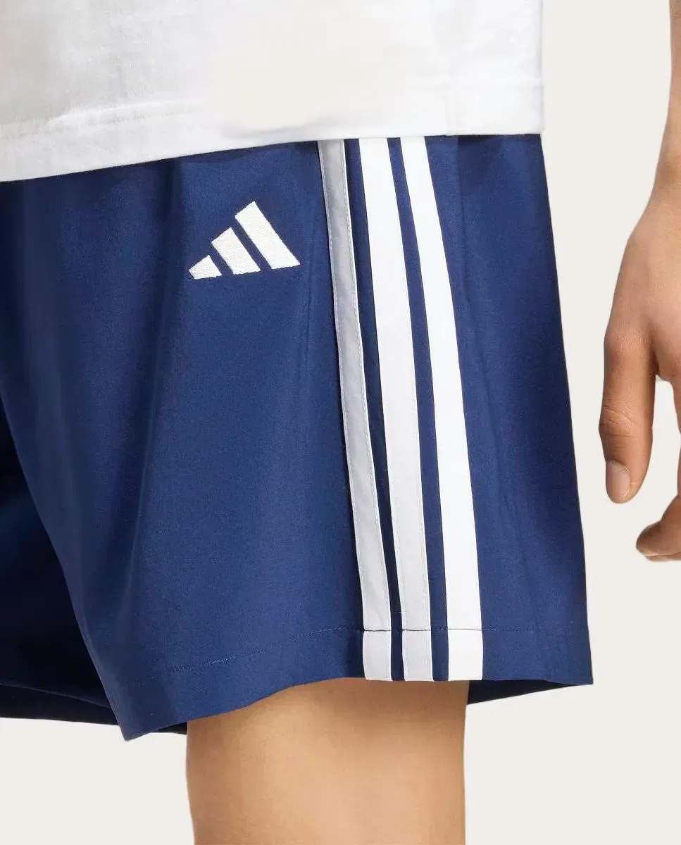 Мужские шорты с логотипом adidas, Синий — фото 4