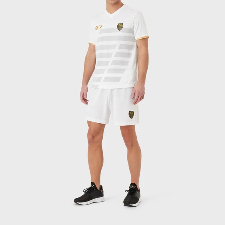 Мужской комплект спортивной одежды с круглым вырезом EMPORIO ARMANI EA7, White — фото 4