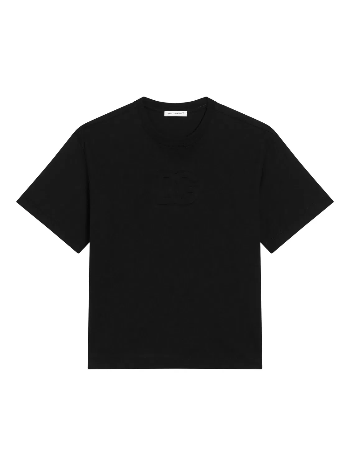 Dolce & Gabbana Футболка с логотипом черного цвета