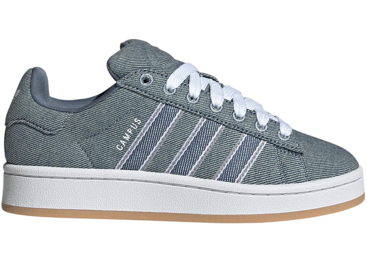 Детские кроссовки Lifestyle с денимовым принтом Adidas Campus 00s, Cloud White