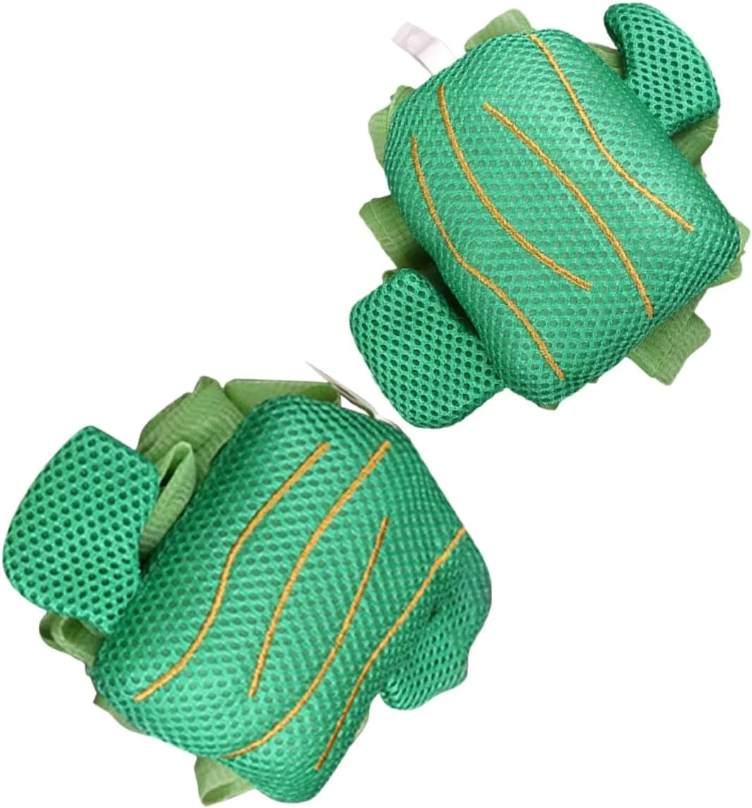 Мочалка для душа Кактус, VALICLUD, 1 шт., 90 г, Dark Green