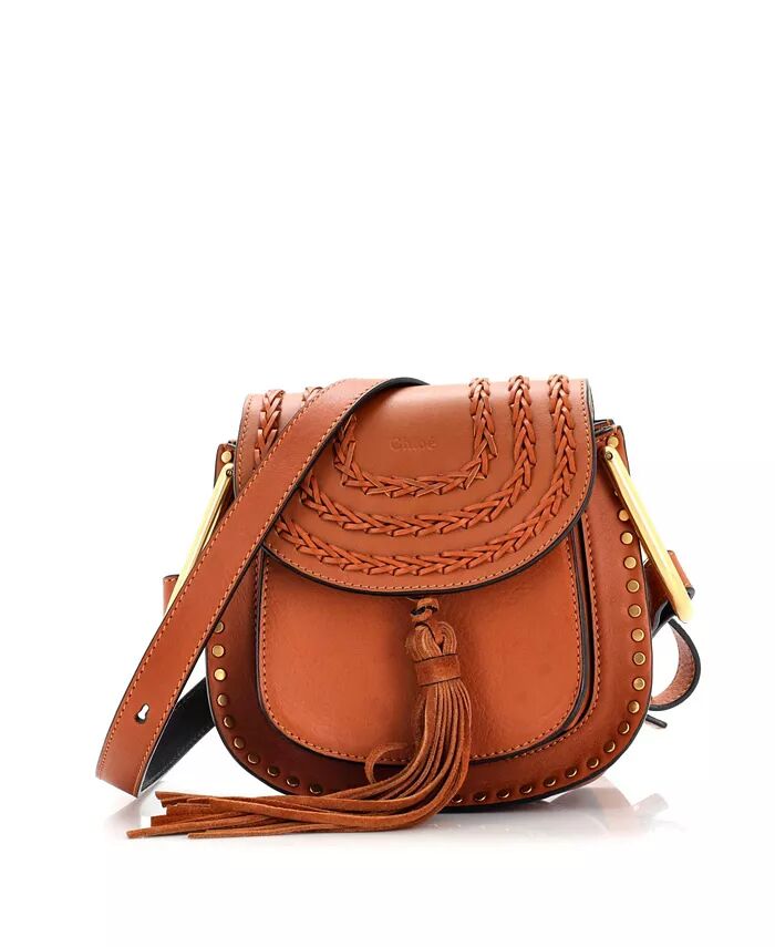 

Мини-сумочка Hudson из кожи Whipstitch Pre-Owned Chloe, коричневый
