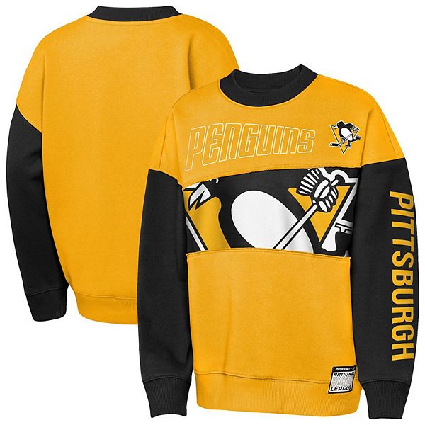 

Толстовка Youth gold/black Pittsburgh Penguins Impact Player Outerstuff