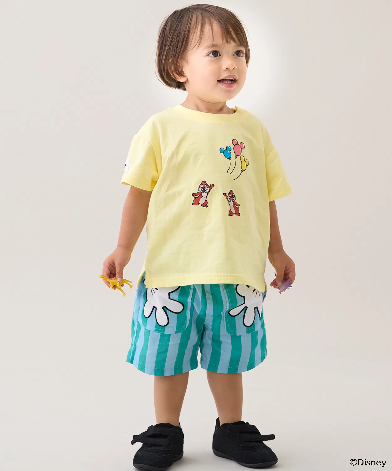 Детские шорты с принтом Disney Turquoise Blue petit main