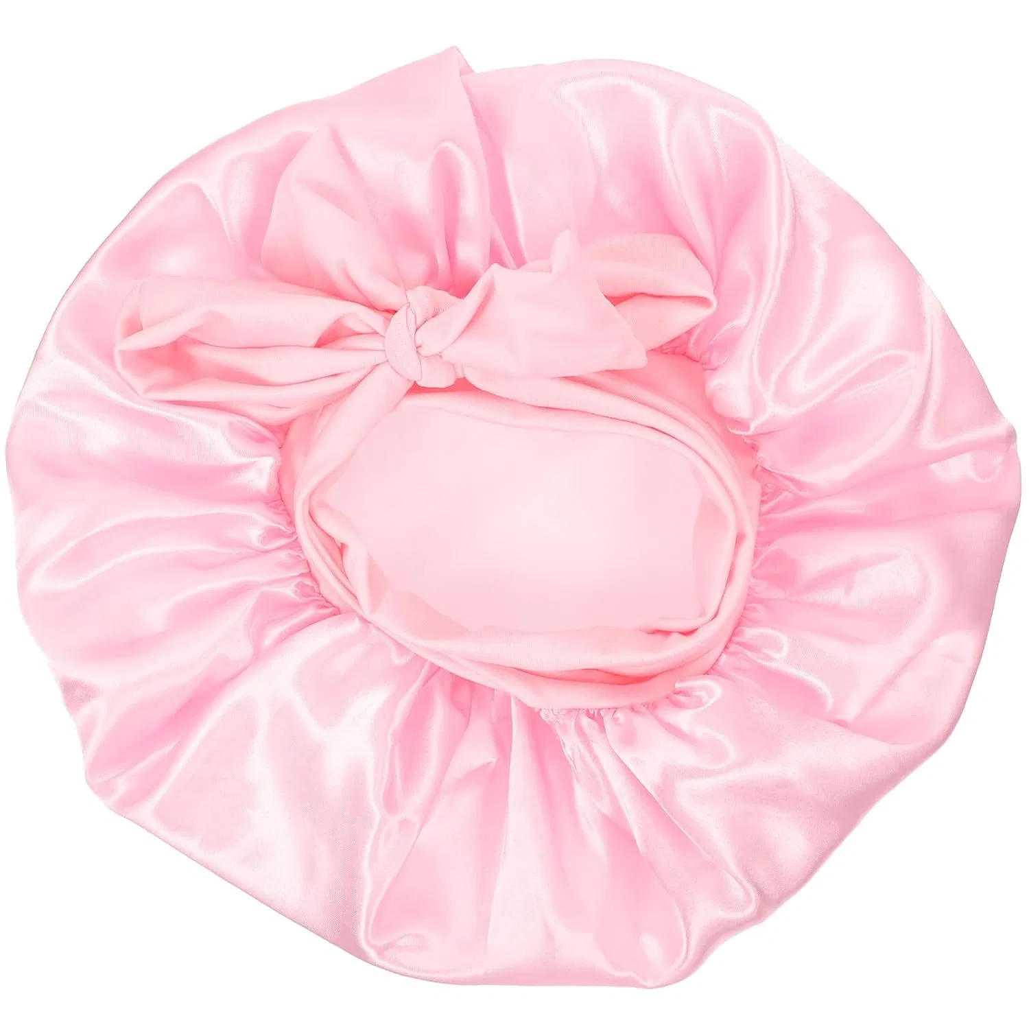 Шапочка для душа Satin с эластичным краем, PACKOVE, Розовый