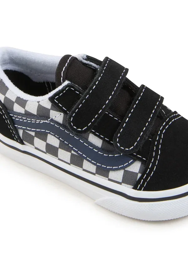 Кроссовки с клетчатым узором Old Skool Vans, Medium Blue, синий — фото 4