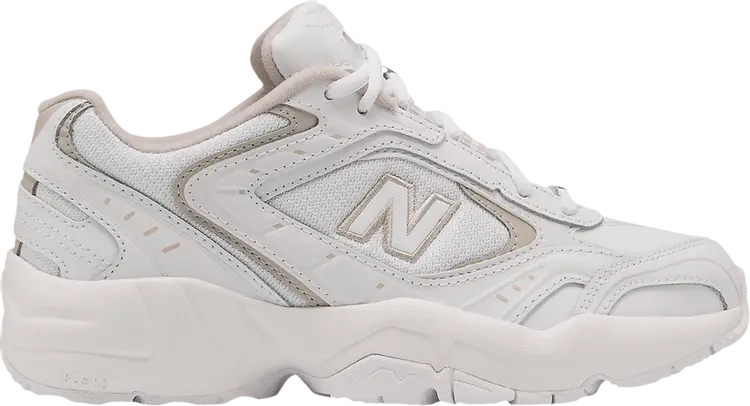 

Кроссовки New Balance Wmns 452 'White Light Cliff Grey', белый