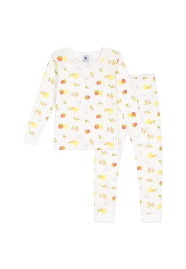 Пижамный комплект с принтом Pyjalong Petit Bateau, Marshmallow Multico