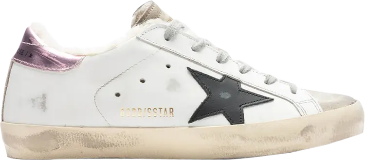 Кроссовки Golden Goose Wmns Superstar White Black Pink, белый