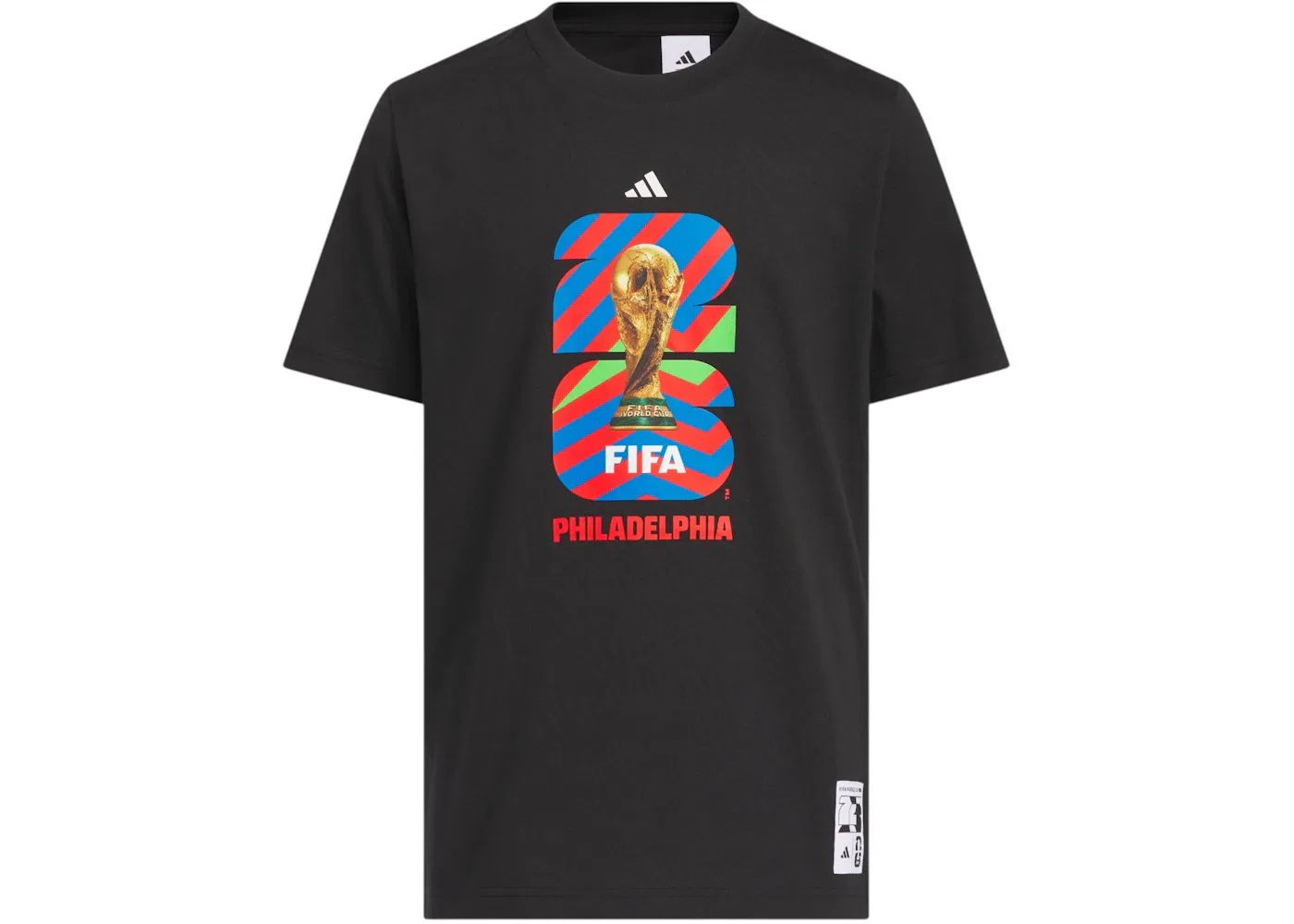 Детская футболка с принтом Philadelphia Adidas, Black