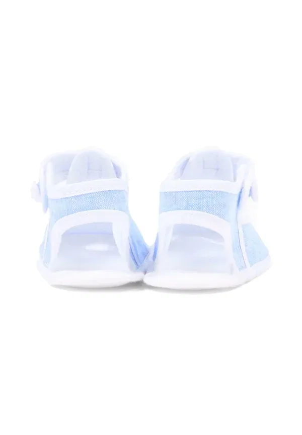 Тапочки льняные Occhi di bue Nanan, Light Blue, светло-голубой — фото 4
