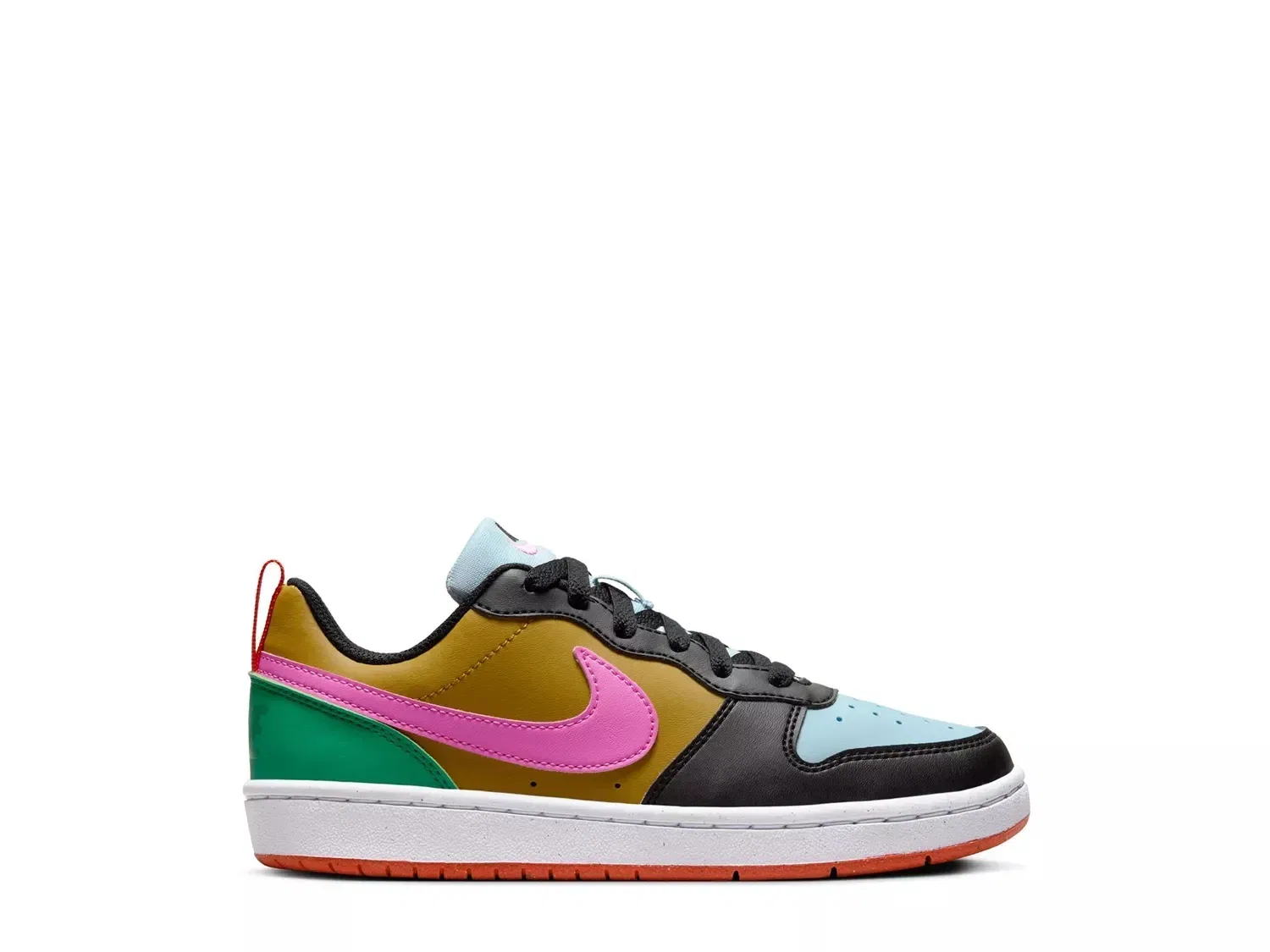 Кроссовки Court Borough Low Recraft, Nike, Black/Blue/Pink