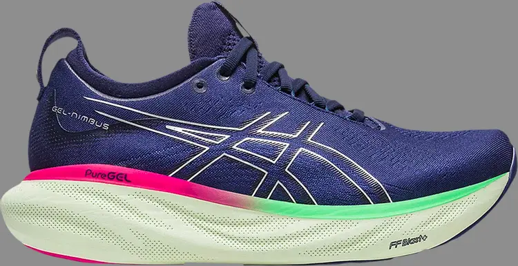 

Кроссовки wmns gel nimbus 25 'indigo blue fuchsia' Asics, синий