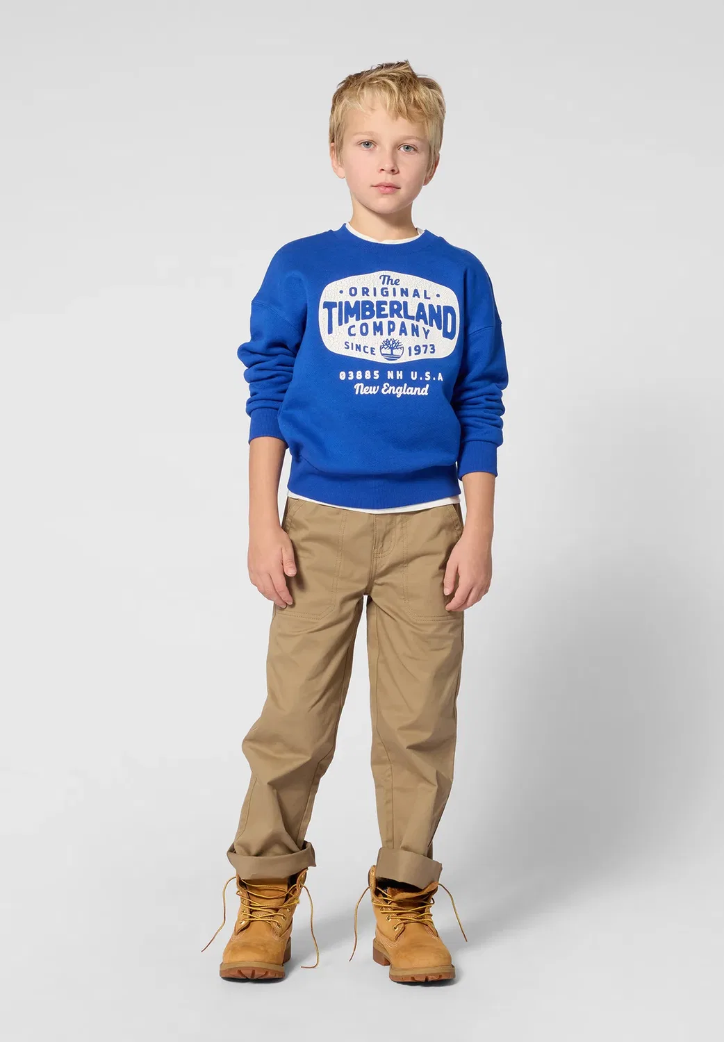 Sweat à manches longues - толстовка Timberland, Wave Blue