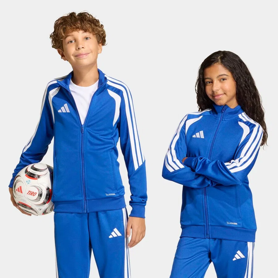 Спортивная толстовка на молнии ADIDAS PERFORMANCE, цвет кобальтово-синий — фото 4