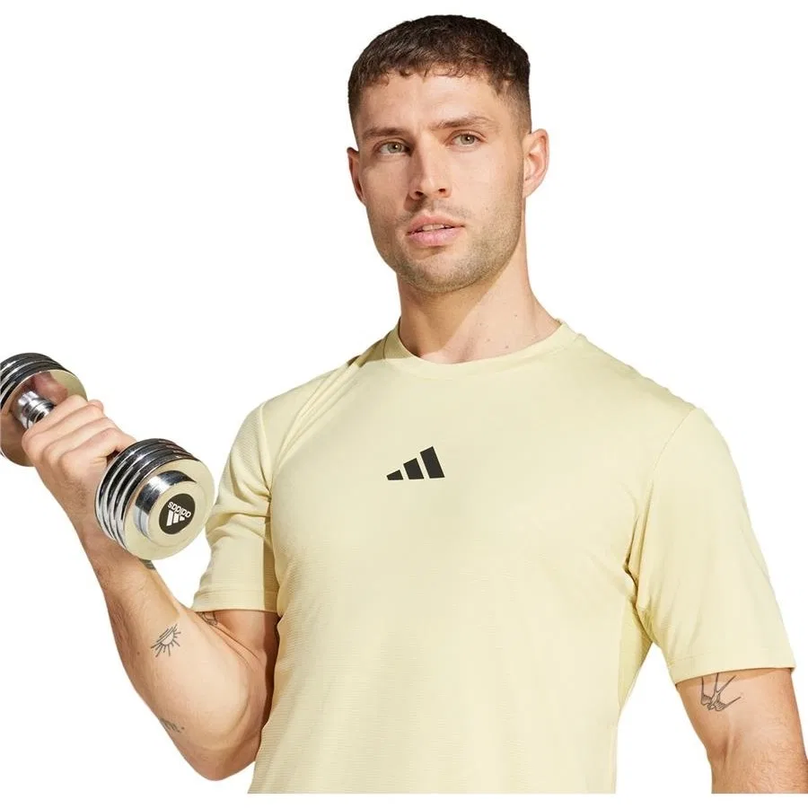 Футболка спортивная с длинным рукавом POWER 3S TEE adidas, Черный — фото 4